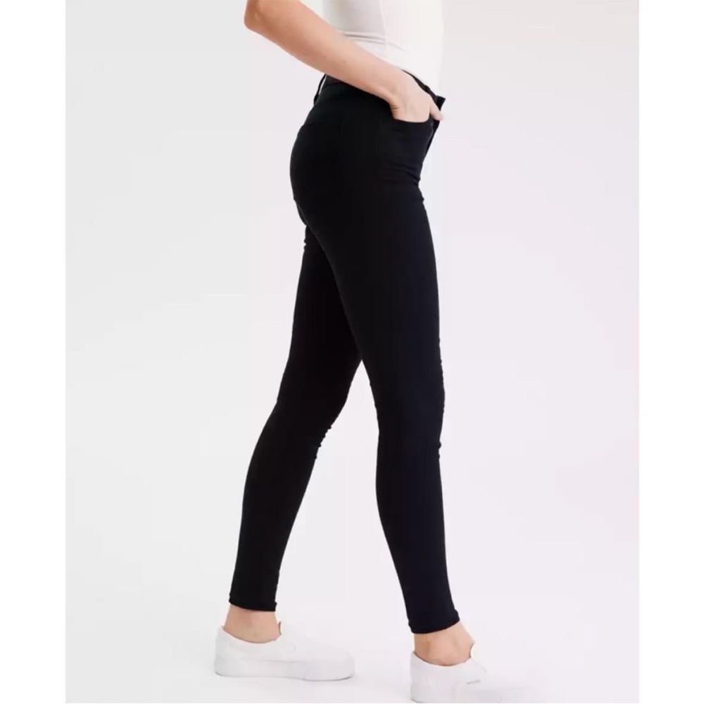 ◾️American Eagle 360 Super Stretch Black Hi Rise Jegging